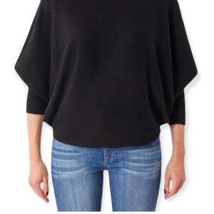 Kerisma Black Boatneck Soft Sweater Sz S/M Lagenlook
